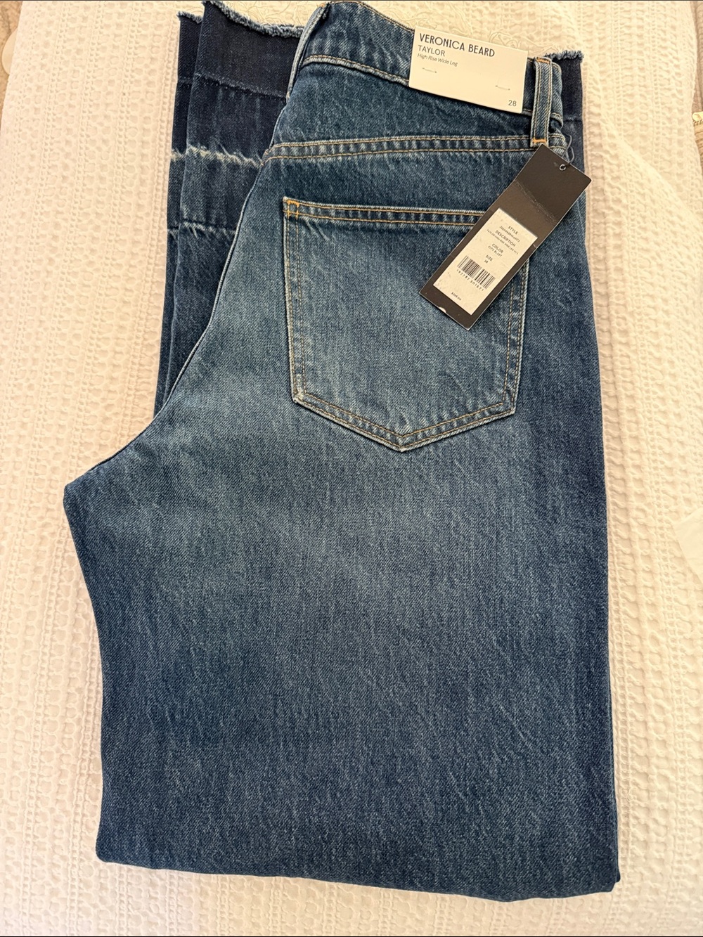 VERONICA BEARD Taylor Wide-Leg in City Blast Size 28 - Picture 5 of 8